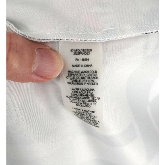 Neiman Marcus Black White Pink Floral Sleeveless Stretch A-Line Dress Size XS - Picture 4 of 4